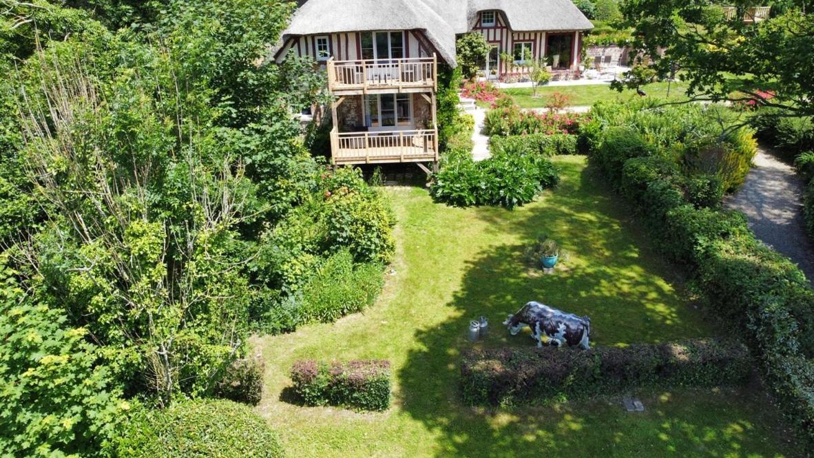 Hotel La Fontaine Romy à Genneville Extérieur photo